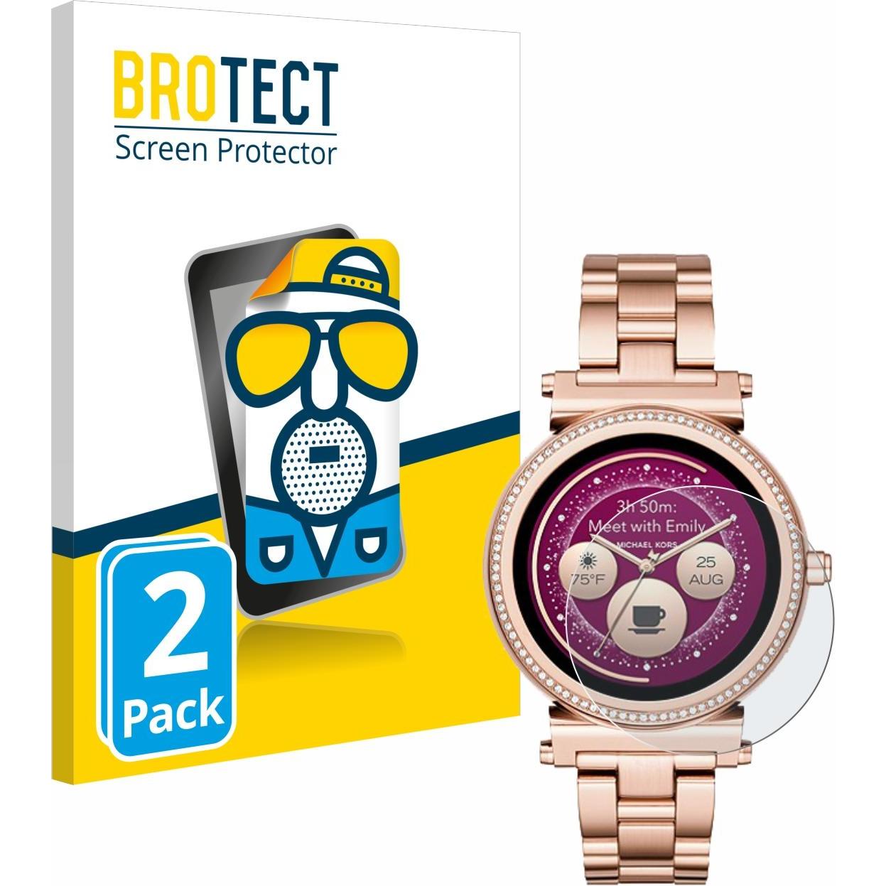 BROTECT Pellicola Opaca, Pellicola protettiva per smartwatch, Nero
