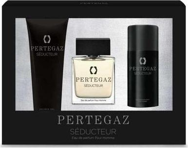 Produktbild Pertegaz SET SAPHIR Seducteur Pour Homme EDP spray 100ml + Shower Gel 230ml + Deo Roll-on 150ml (Parfum Set)