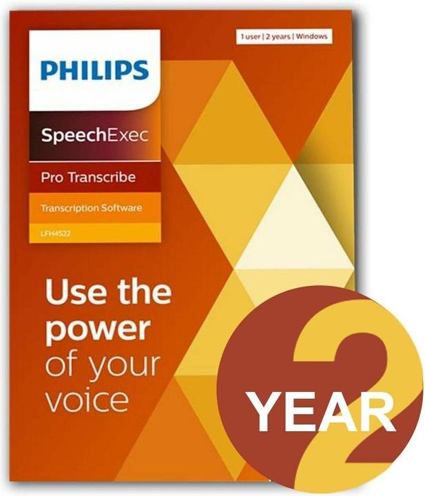 Produktbild Philips LFH4522 SpeechExec Pro Transcribe ESD