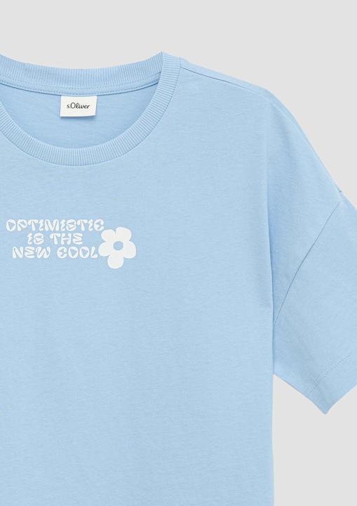 Produktbild S.Oliver T-Shirt Boxy-T-Shirt aus Jersey mit Printdetail (134, 140)