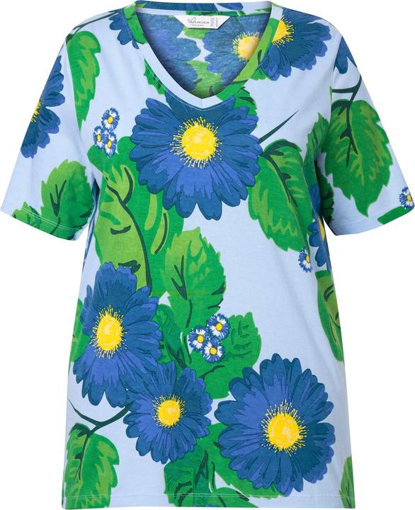 Actual product image Miamoda T-Shirt, A-Linie, Blumenmuster (52)