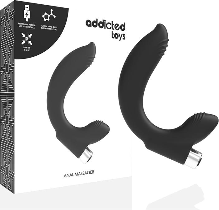Produktbild Addicted toys Schwarzer Wiederaufladbarer Prothetischer Vibrator