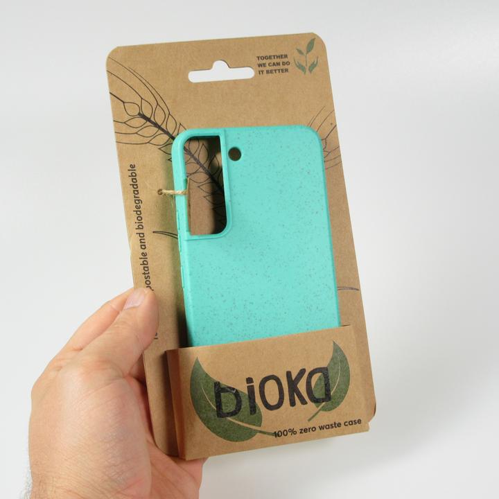 Immagine prodotto Bioka Coque biodégradable et compostable Eco-Friendly Turchese (Samsung Galaxy S22+)