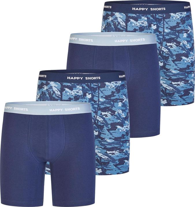 Actual product image Happy shorts Boxer Jersey Long (M, pack of 4)