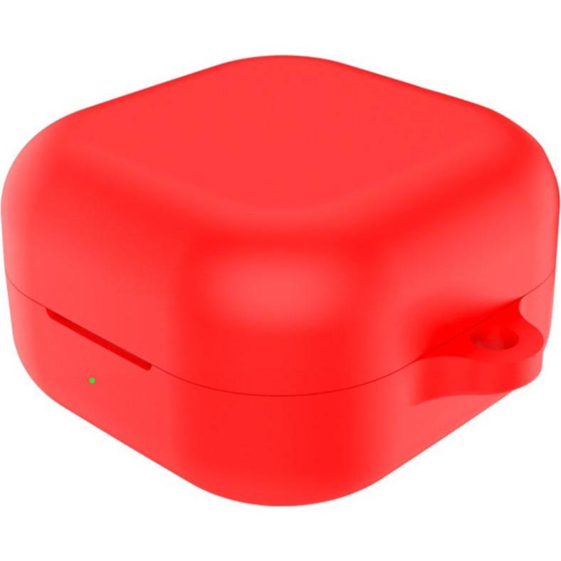 Techsuit - Silicone Case - for Samsung Galaxy Buds 4 / Buds 4 Pro, Smooth Ultrathin Material - Red (Manicotto per cuffie), Borsa per cuffie + Copertur