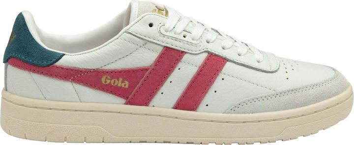 Peacock, White, Fluro Pink