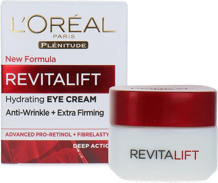 Image du produit L'Oréal Paris Crème pour les yeux Plenitude RevitaLift (Crème pour les yeux, 15 ml, Journée)