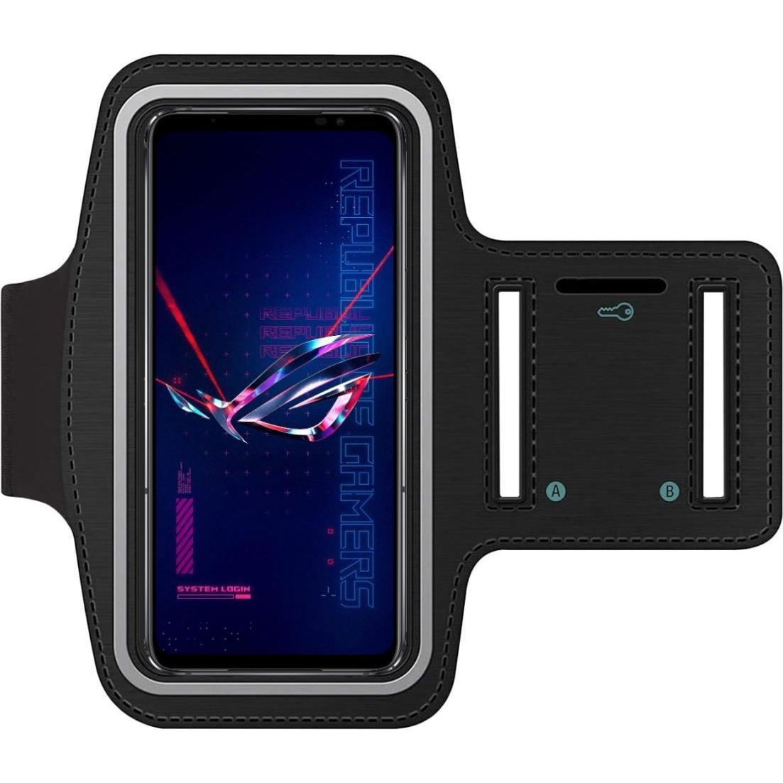SmartFitness Asus ROG Phone 6 Pro Handy Sport Armband, Smartphone Sportarmband, Schwarz