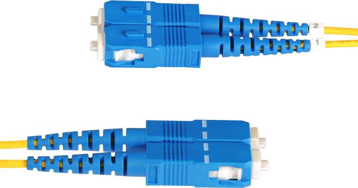 Actual product image StarTech com 50m (164ft) LC to SC (UPC) OS2 Single Mode Duplex Fiber Optic Cable, 9/125µm, Laser Opt (CAT6, 50 m)