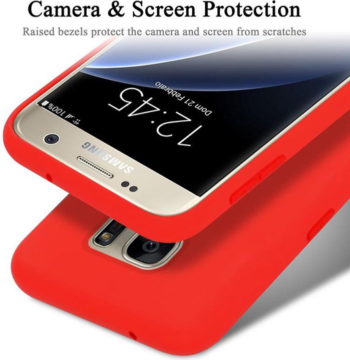 Produktbild Cadorabo TPU Liquid Silicone Case Cover (Samsung Galaxy S7)