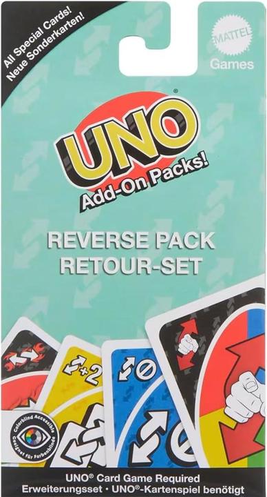 Produktbild Mattel UNO Erweiterungsset Retour Set (Deutsch)