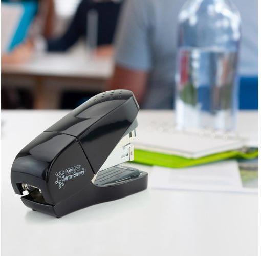 Actual product image Rapesco Flat stapler ECO Less Effort, black Stapling capacity: 35 sheets, insertion depth: 52 mm, for staple (35 Sheets)