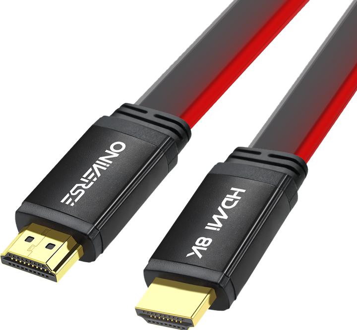 Actual product image Oniverse - Hdmi Led Cable 8K - Red (2 m)