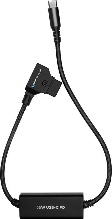 Produktbild Kondor Blue 16" D-Tap to USB C Power Delivery Cable for Mirrorless Cameras & Laptops (Raven Black) (0.41 m)