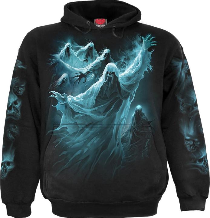 Produktbild Spiral Ghost Skull Kangaroo Pocket (Hoodie) (S)