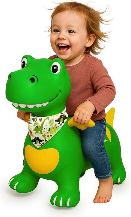 Image du produit Hüpftier Dino mit Flügel HoppyDoo mit Pumpe