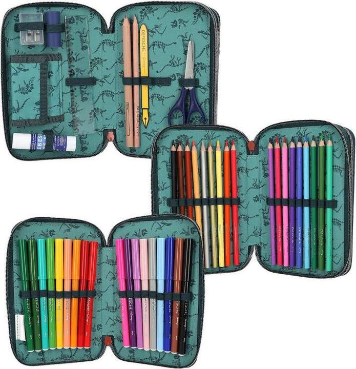 Produktbild Dino World - Triple Pencil Case danger ( 0411757 )
