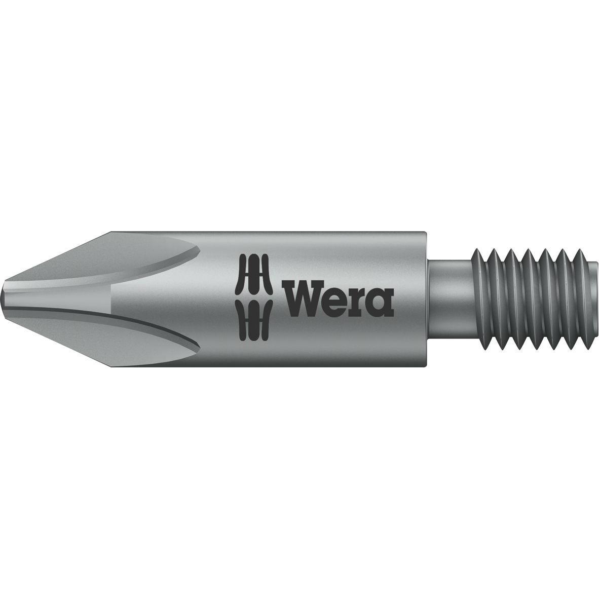 Wera, Bits, 851/15 Bit-Einsatz (Gewindebit) ø M6 Kreuzschlitz PH 2 Länge 50 mm Phillips (PH2)