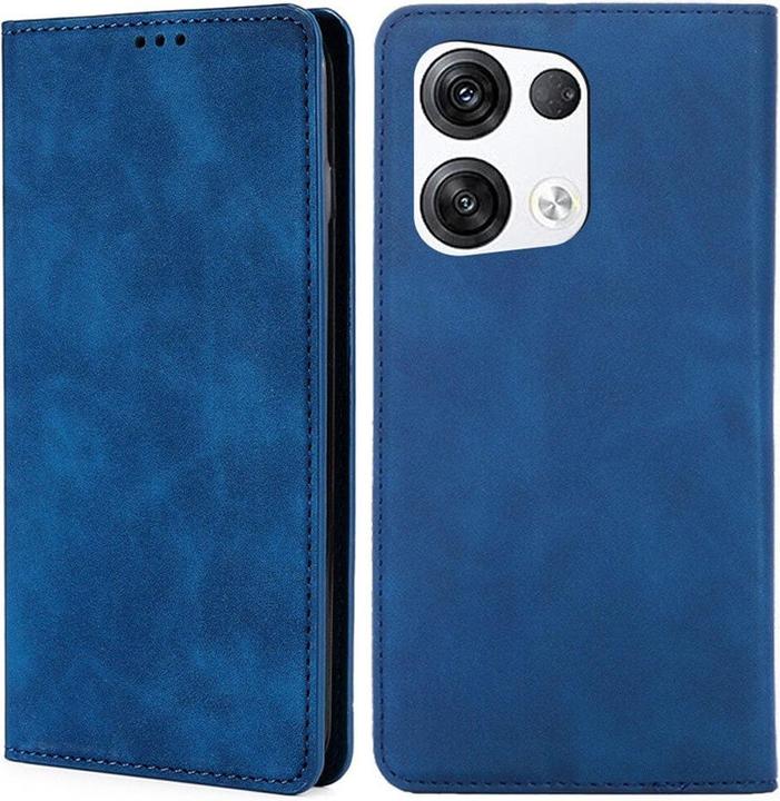 Actual product image Cover-Discount OPPO Reno8 Pro - Stand Flip Case Cover dark blue (OPPO Reno8 Pro)