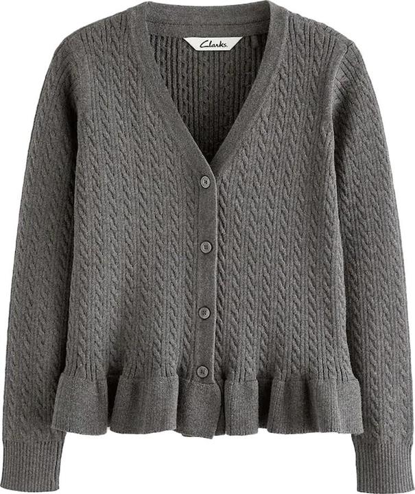 Produktbild Clarks Strickjacke Mädchen Rüschen Mit Zopfmuster (146)