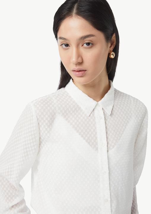 Immagine prodotto Comma Bluse Semitransparente Hemdbluse aus Jacquard (36)