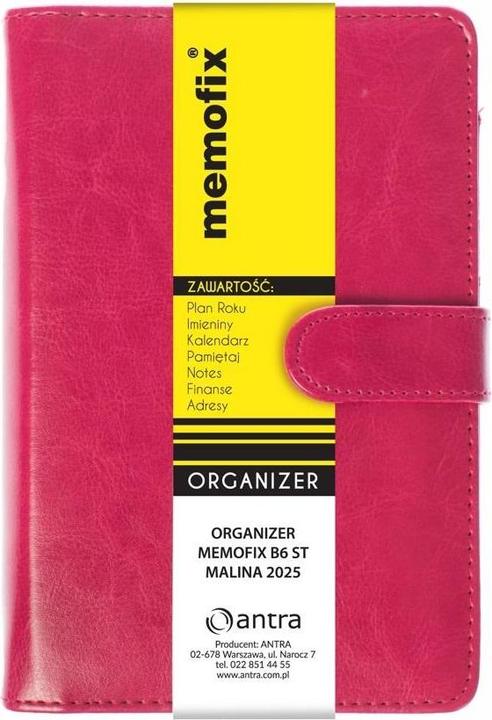 Actual product image Antrax Organizer Memofix B6 ST, Himbeere (B6)