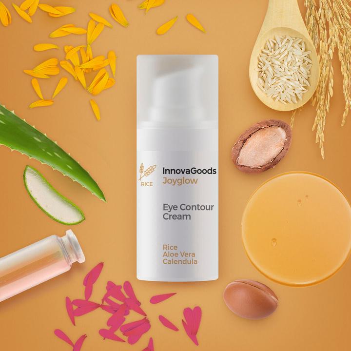 Image du produit InnovaGoods Contour des yeux Rice Joyglow 15 ml (Crème pour les yeux, 15 ml, Journée)