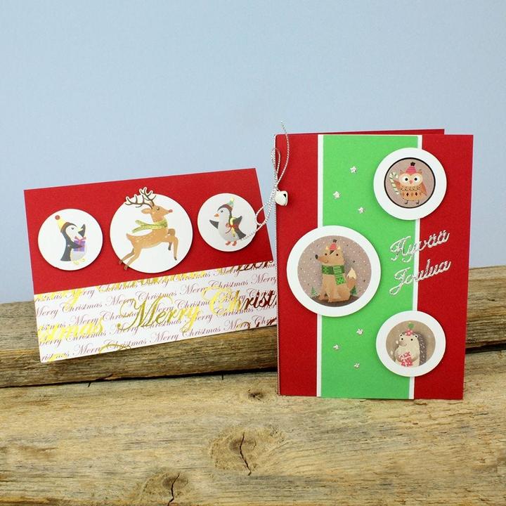 Produktbild Creativ Company Blanco-Doppelkarten, Rot, 6 Stück (6 Stk.)