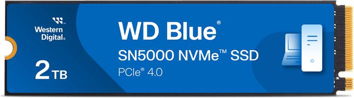 Image du produit WD SSD Blue SN5000 2TB NVMe 216uts (2000 Go, M.2 2280)