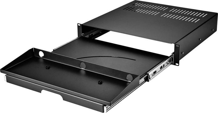 Produktbild Renkforce 48.26 cm (19”³) Tastaturschublade & Dokumentenablage 2 HE