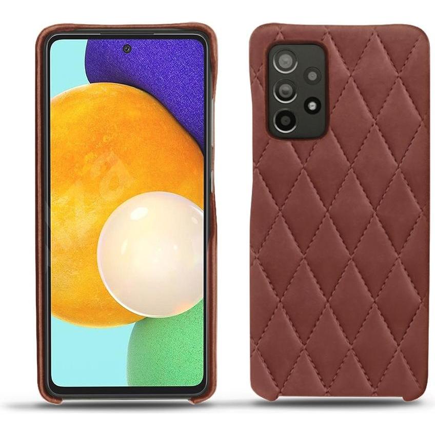 Thumbnail - Noreve Lederschutzhülle (Samsung Galaxy A52), Smartphone Hülle, Rot