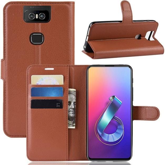 Produktbild MU Classic Litchi Leder Bookcover Series (Asus Zenfone 6)