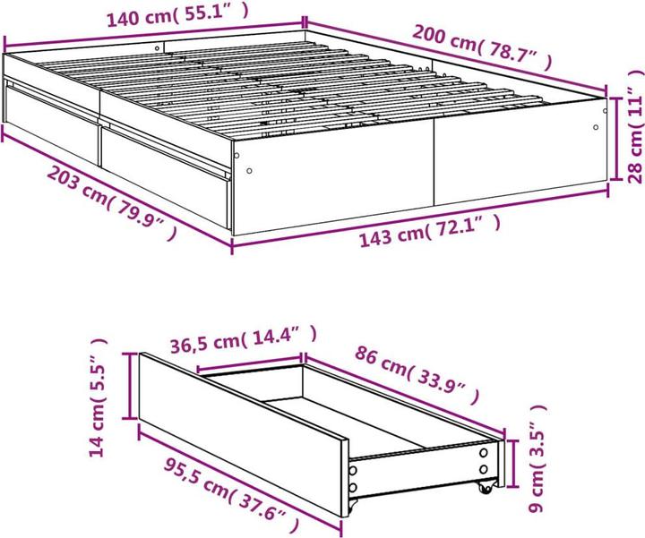 Immagine prodotto VidaXL Khai (140 x 200 cm)