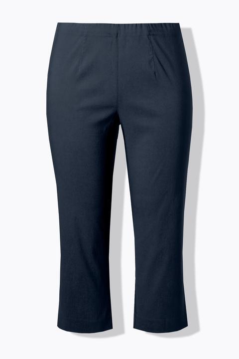 Actual product image Ulla Popken Stretch Basic Bengaline Capri Pants (52)