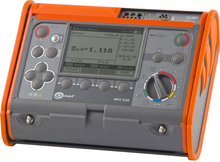 Image du produit Sonel MPI-520Start Compteur multifonction pour les paramètres des installations électriques (WMPLMPI520S) (Multimètre portable)