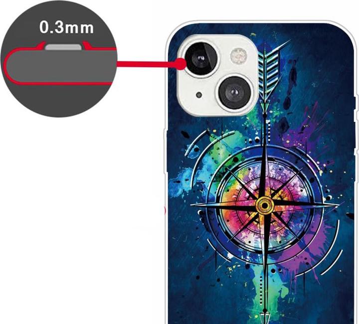 Produktbild Ueli Express iPhone 13 Super Slim Gummi Schutzhülle Kompass (Apple iPhone 13)