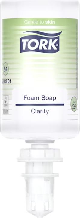 Actual product image Tork 520201, Hands, Foam soap, Transparent, 1000 ml, 1.03 kg, 92 mm (Liquid soap, 1000 ml)