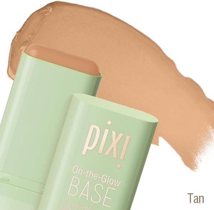 Actual product image Pixi Beauty On-The-Glow Base Tinted Moisturizer Foundation Stick Tan Golden