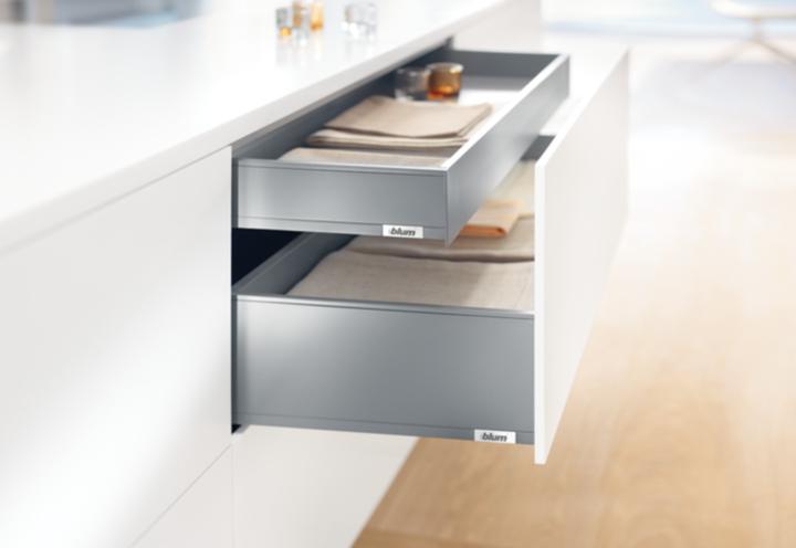 Actual product image Blum Internal drawer front piece LEGRABOX pure/free, without groove