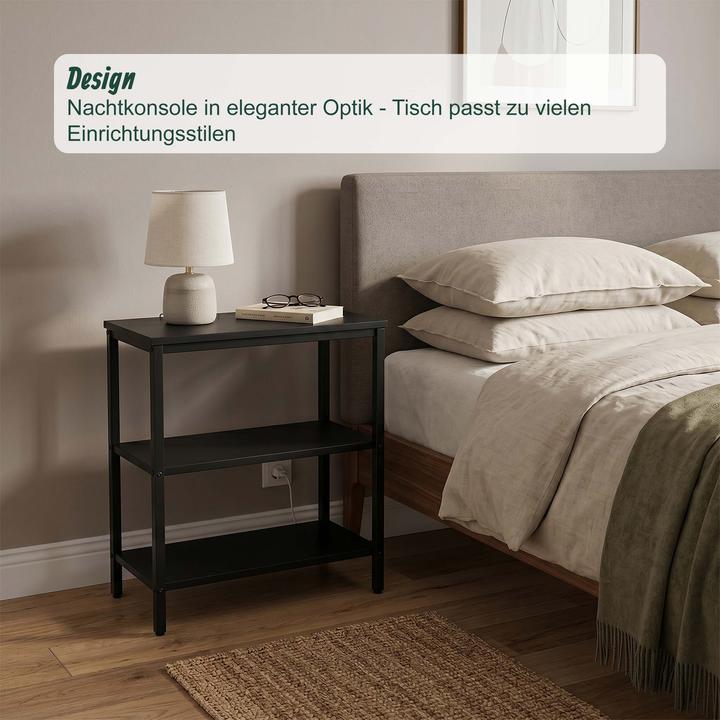 Produktbild Relaxdays Nachttisch (60 x 30 x 61 cm)