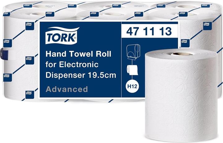 Immagine prodotto Tork Håndklaedeark Advanced H12 2-lag hvid 471113 enMotion 6rl - (6 pezzi per cartone) (6x)