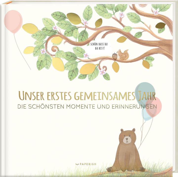 Produktbild Babyalbum - UNSER ERSTES GEMEINSAMES JAHR (21 x 21.80 cm)