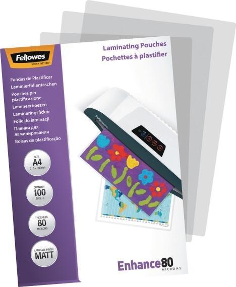 Produktbild Fellowes Enhance 80 (A4, 100 Stück, 80 µm)