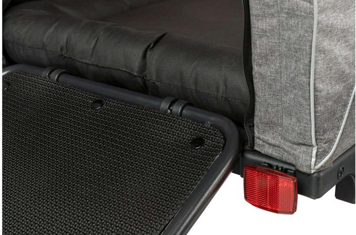 Immagine prodotto Trixie Rimorchio per bicicletta L, 80×103×98/147 cm, grigio/salvia (Cane)