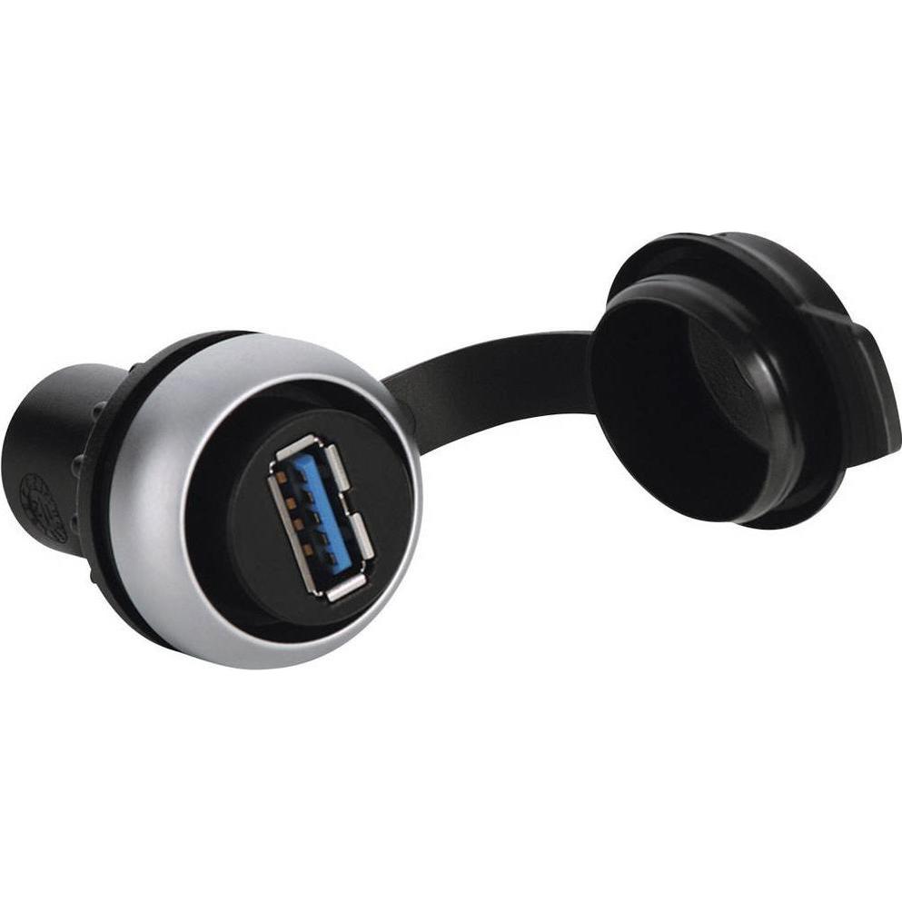 Lütze USB 3.0 Einbaudose, Elektronikkabel + Stecker