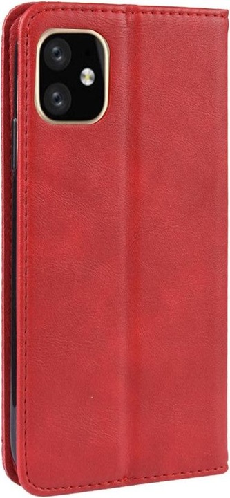 Produktbild Cover-Discount iPhone 12 / 12 Pro - Stand Flip Case Hülle rot (Apple iPhone 12, Apple iPhone 12 Pro)