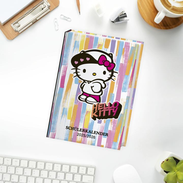 Image du produit Hello Kitty Schülerkalender A5 2026 - 17 Monate ab August 2025 (A5, 1 semaine / 2 pages)