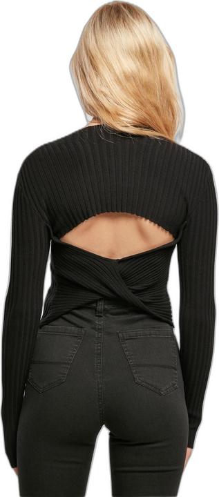 Produktbild Urban Classics Ladies Short Rib Knit Twisted Back Sweater - 21165 (5XL)