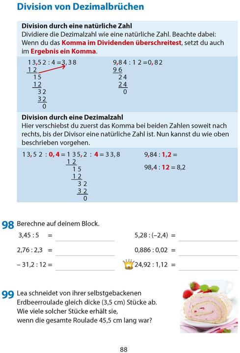 Produktbild Rechnen und Textaufgaben - Gymnasium 6. Klasse (Deutsch, Susanne Simpson, Tina Wefers, 2018)