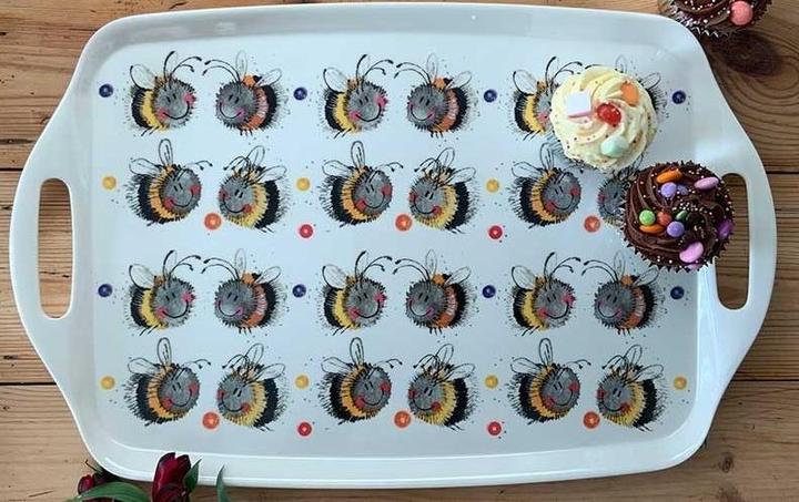 Produktbild Alex Clark Art Grosses Küchentablett Happy Bees